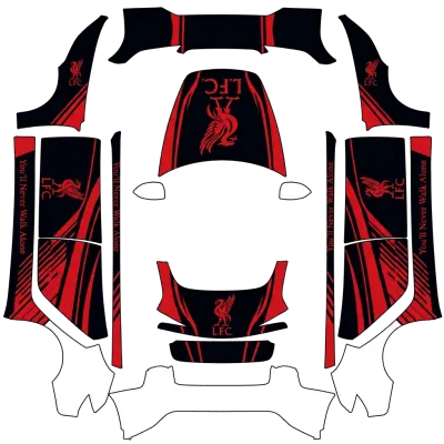 FC Liverpool (Liverpool Football Club) – Tesla Model 3 Wrap