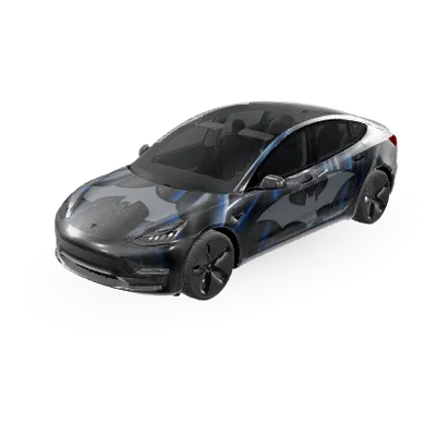 Batman – Tesla Model 3 Wrap