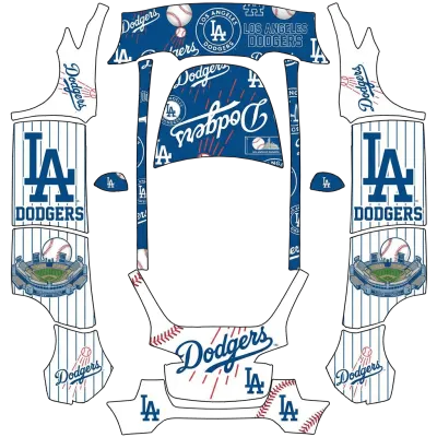 다저스 (dodgers) – 테슬라 Model Y 랩핑