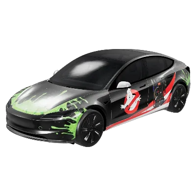 고스트버스터즈 모델 3 하일랜드 기본형 (Ghostbusters - Model 3 Highland Base) – 테슬라 Model 3 랩핑