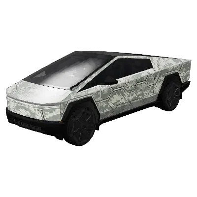 Digital Combat Camo – Tesla Cybertruck wrap