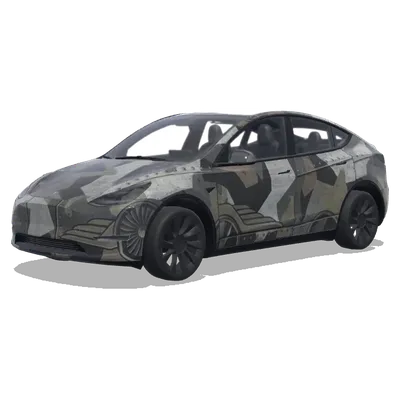 Aviation Urban Camo – Tesla Model Y Wrap