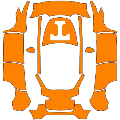 田納西志願者純色（Tennessee Vols, Plain） – 特斯拉 Model Y 塗裝