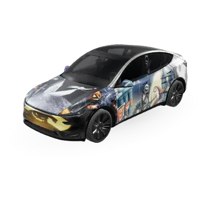 Nightmare Before Christmas 2 (Nightmare before Christmas 2) – Tesla Model Y Wrap