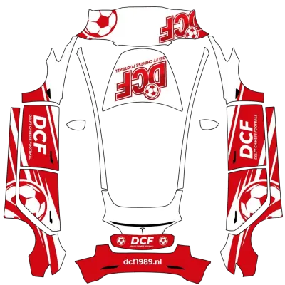 Delft Chinese Football (Delft Chinese Football (DCF)) – Tesla Model 3 Wrap