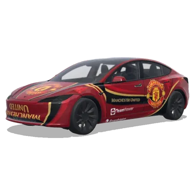 manchester united – Tesla Model 3 wrap