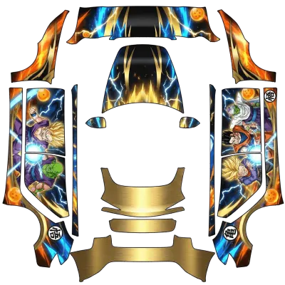 Dragonball – Tesla Model 3 wrap
