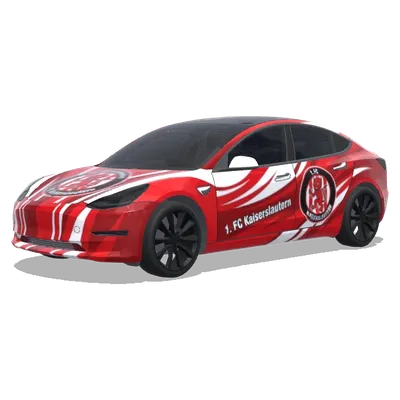 1. FC Kaiserslautern – covering Tesla Model 3