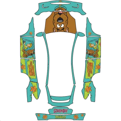 Scooby-Doo Mystery Machine (Scooby Doo - Mystery Machine) – Tesla Model X Wrap