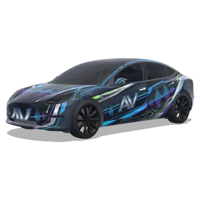 av – Tesla Model 3 wrap
