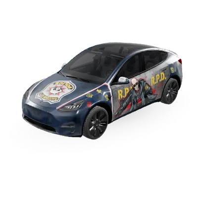 ラクーンシティ警察 (RPD - Racoon City Police) – テスラ Model Y ラッピング