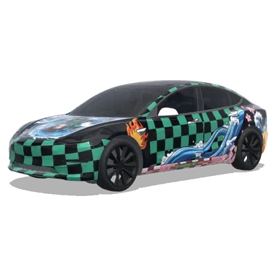 鬼滅の刃 (demon slayer) – テスラ Model 3 ラッピング