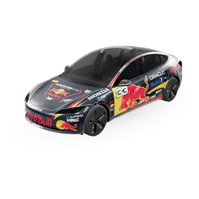 MV33 Ред Булл (MV33_Redbull) – оклейка Tesla Model 3