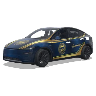 Fenerbahçe Gold – Tesla Model Y wrap