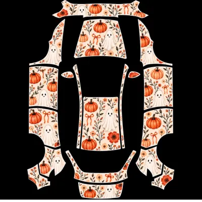 Girly Halloween (Girly Halloween wrap) – Tesla Model Y Wrap