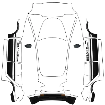 AE86 – 테슬라 Model 3 랩핑