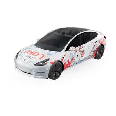 Diet Coke – Tesla Model 3 Wrap