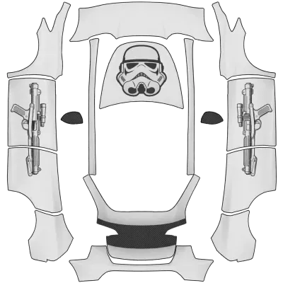 Sturmtruppen 1.0 (Stormtrooper 1.0) – Tesla Model Y Wrap