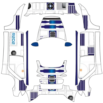 R2-D2（R2D2） – 特斯拉 Model 3 涂装