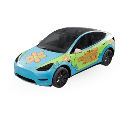 Mystery Machine – Tesla Model Y Wrap