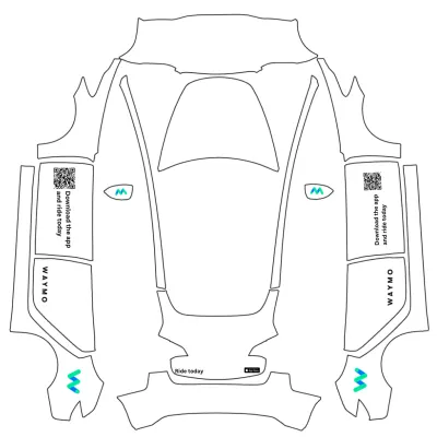 Waymo – Tesla Model 3 wrap