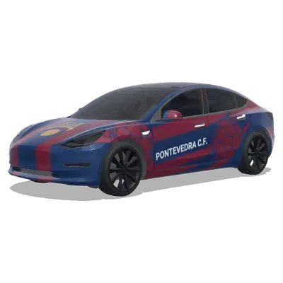 Понтеведра КФ (Pontevedra C.F.) – оклейка Tesla Model 3