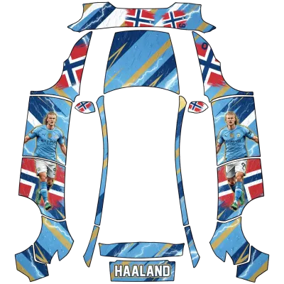 Haaland Norvège (Haaland Norge Norway) – covering Tesla Model Y