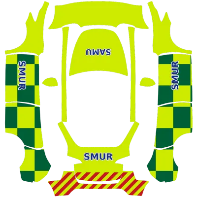 SAMU_SMUR – 特斯拉 Model Y 塗裝