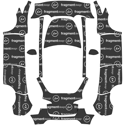 Logo fragment design (fragment design logo) – wrap para Tesla Model Y