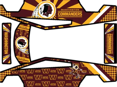 Washington Commanders – Tesla Cybertruck Wrap