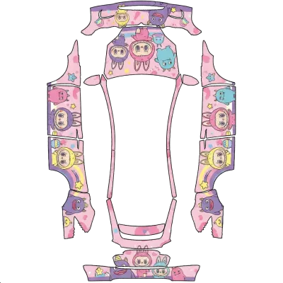 ラブブ (Labubu) – テスラ Model X ラッピング
