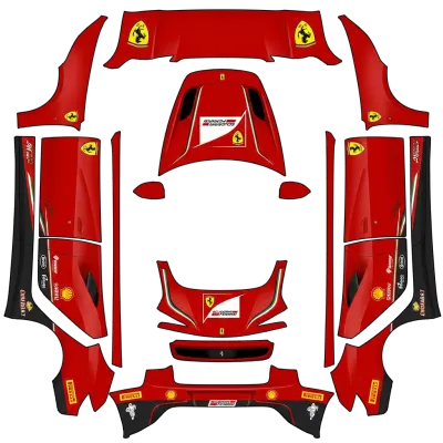 페라리 1 (Ferrari 1) – 테슬라 Model 3 랩핑