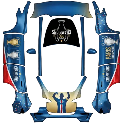 PSG – Tesla Model Y wrap