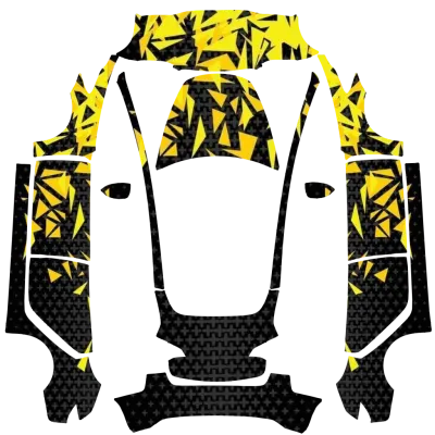 Желто-черный (Yellow&Black) – оклейка Tesla Model 3