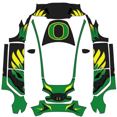 Oregon Ducks Black Edition – оклейка Tesla Model 3