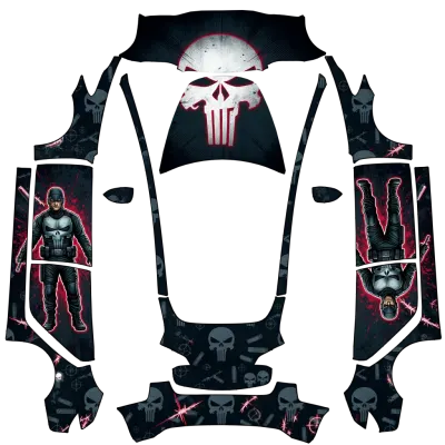 the punisher 1 – Tesla Model 3 wrap