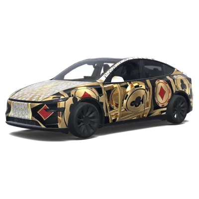 골든 카지노 로얄 – 테슬라 Model Y 랩핑