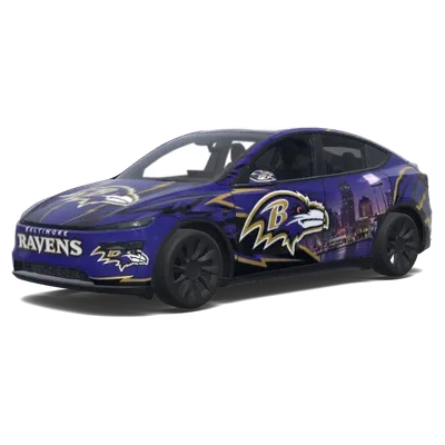 巴爾的摩烏鴉（Baltimore Ravens.） – 特斯拉 Model Y 塗裝