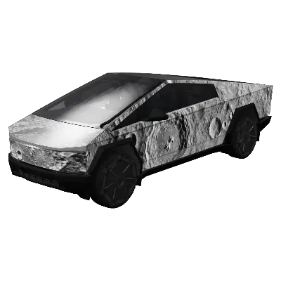 달의 크레이터 (Lunar Craterscape) – 테슬라 Cybertruck 랩핑