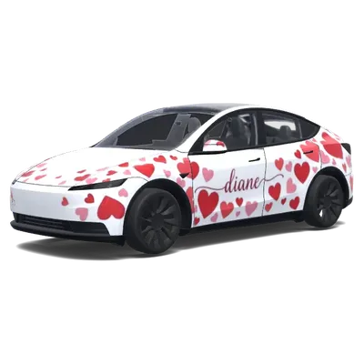 Heart Flow – Tesla Model Y wrap
