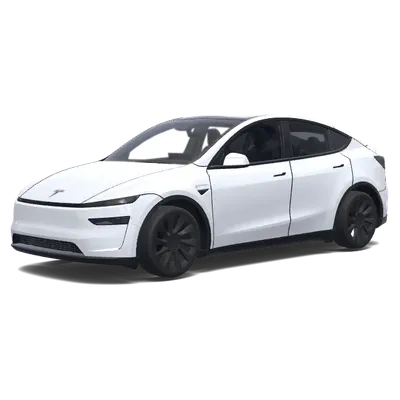 Matte White Frunk Icon – Tesla Model Y wrap