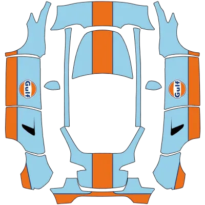 海湾石油（Gulf） – 特斯拉 Model Y 涂装