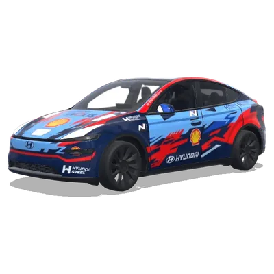 wrc 2021 hyundai accent – Tesla Model Y wrap