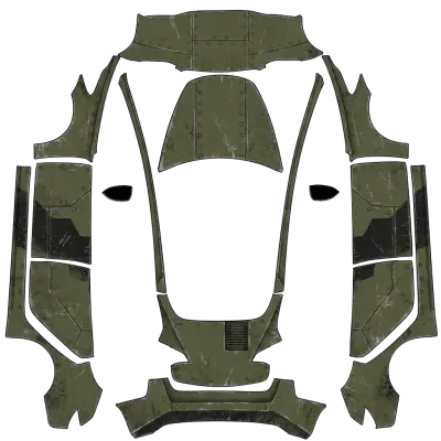 Halo Warthog – оклейка Tesla Model 3