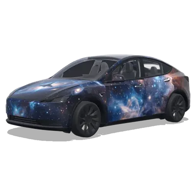 우주 테마 (Space theme) – 테슬라 Model Y 랩핑