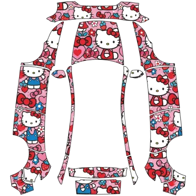 헬로 키티 (Hello kitty) – 테슬라 Model Y 랩핑