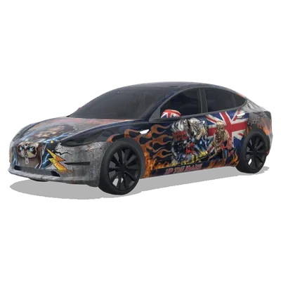 Iron Maiden – Tesla Model 3 Wrap