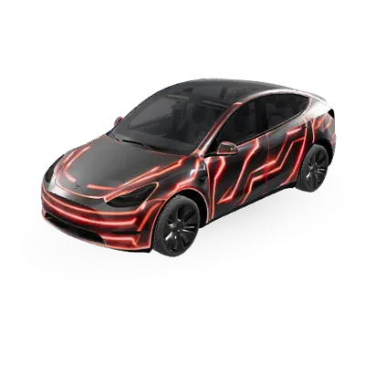 Tron Ares – Tesla Model Y wrap
