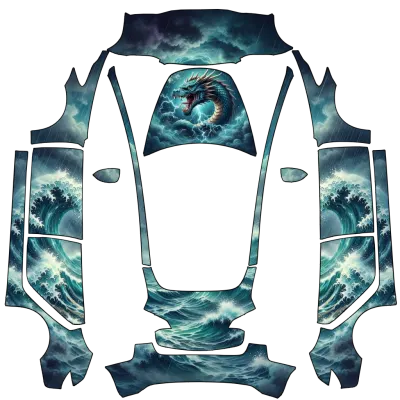 Mers orageuses (Stormy Seas) – covering Tesla Model 3