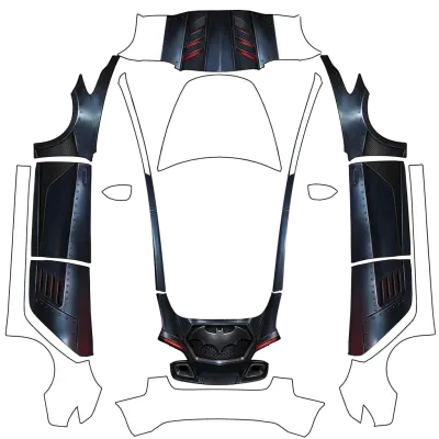 배트모빌 (Batmobile) – 테슬라 Model 3 랩핑
